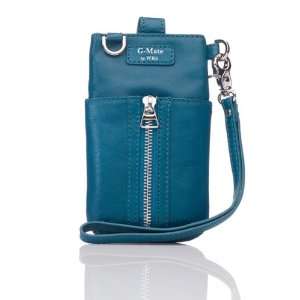   Phone Purse Luxury Blue with Leather Straps Cell Phones & Accessories