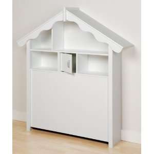 com Monterey Dollhouse Headboard in White Finish By Prepac Furniture 