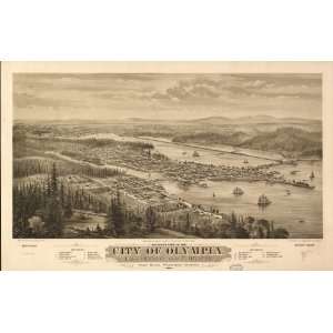   city of Olympia, East Olympia and Tumwater, Puget Sound, Washington