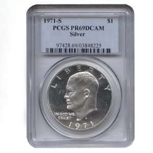  1971 S Eisenhower Dollar PR69DCAM PCGS