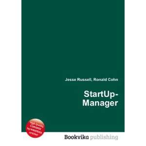  StartUp Manager Ronald Cohn Jesse Russell Books