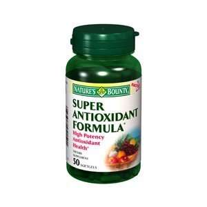  NATURES BOUNTY SUPER ANTIOXIDANT FORMULA 50SG Health 