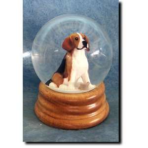  Beagle Musical Snow Globe