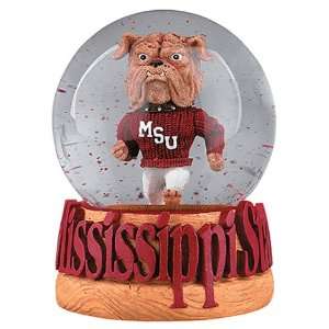   Mississippi State Bulldogs Musical Snow Globe: Sports & Outdoors