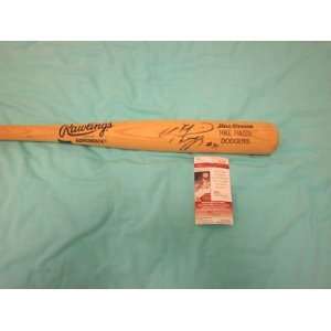 Mike Piazza Dodgers Game Issued Auto Rawlings Bat JSA   Autographed 