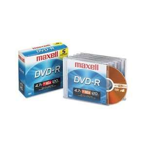  Maxell DVD R (4.7 GB) (16x) Branded With Standard Jewel Case 