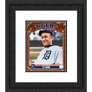  Framed Ty Cobb Detroit Tigers Photograph