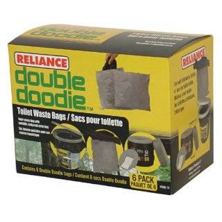 Reliance Products Double Doodie Toilet Waste Bags (6 Pack)