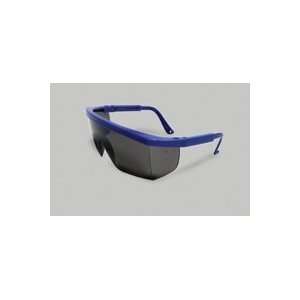 Radnor ® Retro Series Safety Glasses   Blue Frame And Gray Universal 