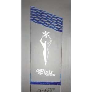  Wave Top Acrylic Award (Large)