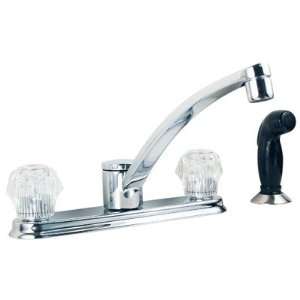   Centerset Touch Control Bar Kitchen Faucet with Black Side Spray