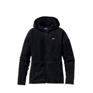  Patagonia Womens Better Sweater Full Zip Hoody (Black) XS 