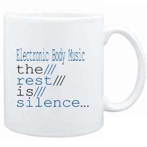 Mug White  Electronic Body Music the rest is silence  Music 