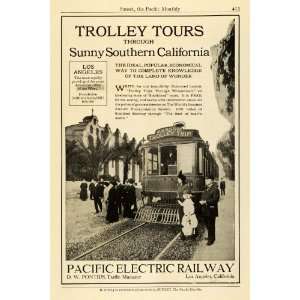   California Trolly Tourism Los Angeles   Original Print Ad: Home