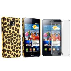  Leopard Rear Snap on Case with Free Screen Protector for 