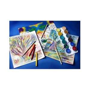  Scratch Art Paper Rainbow White 8.5x11 Arts, Crafts 