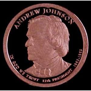   Andrew Johnson Presidential Dollar GEM PROOF Coin 