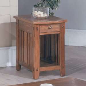  Parker House Mission style Wood Chair side Table: Home 