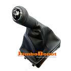 SPEED LHD LEATHERETTE GEAR SHIFT KNOB GAITOR BOOT FOR VW POLO 9N 
