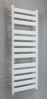 500x1300mm designer white heated towel rail ruthin from our designer 
