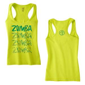 Zumba Feel The Thrill Racerback Top All Sizes  
