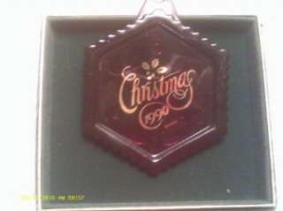   Christmas Ornament 1876 Cape COD Collection Ruby Glass: Home & Kitchen