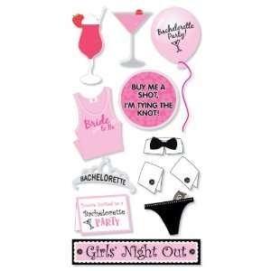  Bachelorette Party Sticker Sheet