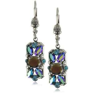 Sorrelli Emerald City Vintage Style Crystal Drop Goldtone Earrings