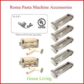 Roma Pasta Machine Accessories Attachment Motor Ravioli Maker Weston 
