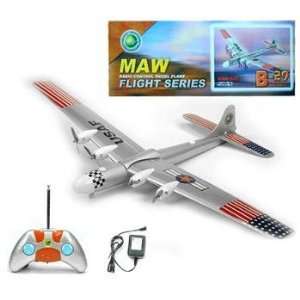  Remote Control B 29 R/C Airplane Ready To Fly: Everything 