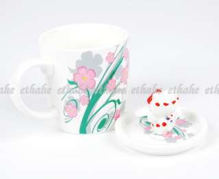 Hello Kitty Figure Porcelain Coffee Cup Tea Mug 2K5V  
