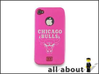Chicago Bulls NBA Team Logo For i Phone 4 4S Hard Metal Alumor Case 