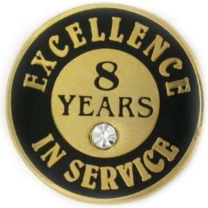  Excellence In Service Pin   8 Years: Jewelry