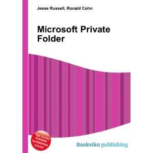  Microsoft Private Folder Ronald Cohn Jesse Russell Books