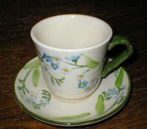 FRANCISCAN CHINA FORGET ME NOT CUP AND SAUCER  