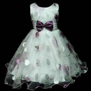 NEW GIRLS CLOTHS SZ 3 AND 4 YEAR PAGEANT FLOWER DRESS  