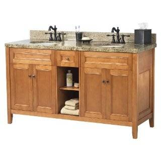  60 Durlinger Bathroom Double Sink Vanity Cabinet   Model 