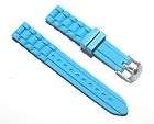 New 18mm Silicone Rubber Watch Band Strap   Light Blue
