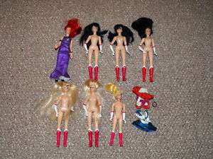 1990s Irwin Bandai Lot of 7 Sailor Moon Dolls for Parts  