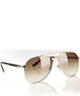 Gucci gold metal gradient lens aviator sunglasses  BLUEFLY up to 70% 