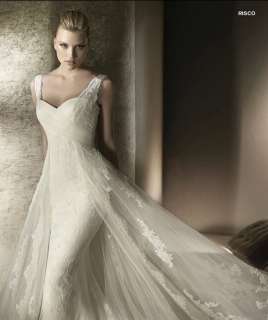 New Custom white/ivory wedding dress custom size 2 4 6 8 10 12 14 16 