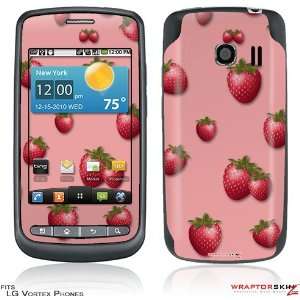  LG Vortex Skin   Strawberries on Pink by WraptorSkinz 