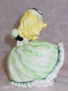 Vintage St. Patricks Day Ceramic Bloomer Girl Ries MIJ  