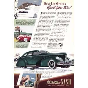  1936 Ad Nash LaFayette Original Antique Car Print Ad 