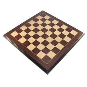   Chess Board   Macassar and Maple with 2 1/4 Squares Toys & Games