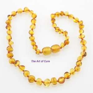  Baltic Amber Baby Teething Necklace   Lemon With The Art 