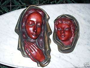 Achatit Madonna Wall Plaque Sculpture Made In Germany  