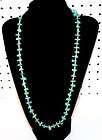 CHUNK TURQUOISE HISHI NATIVE AMERICAN INDIAN NECKLACE