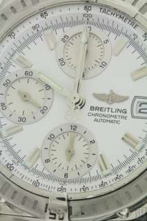 BREITLING STAINLESS STEEL A13352 AUTOMATIC CHRONOGRAPH MENS WATCH W 