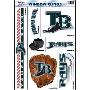  Set of Team Window Clings: Tampa Bay Devil Rays: Sports 